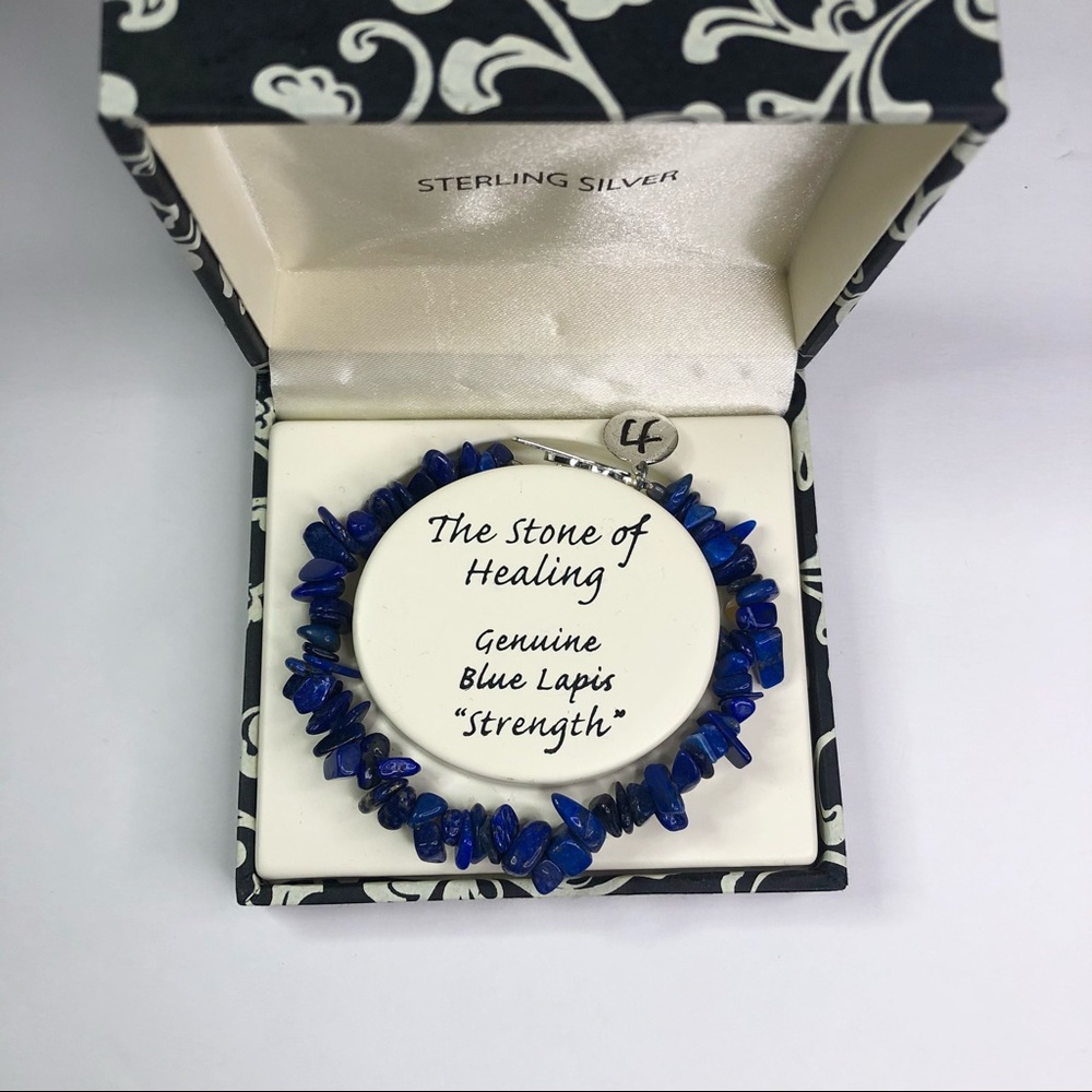 Blue Lapis “Strength” Bracelet